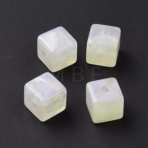 Opaque Acrylic Beads OACR-E014-18H-1