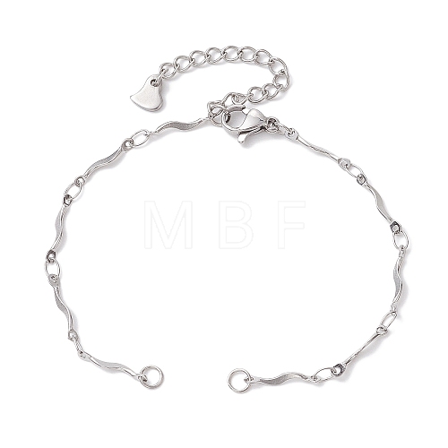 304 Stainless Steel Bracelet Makings AJEW-JB01287-01-1