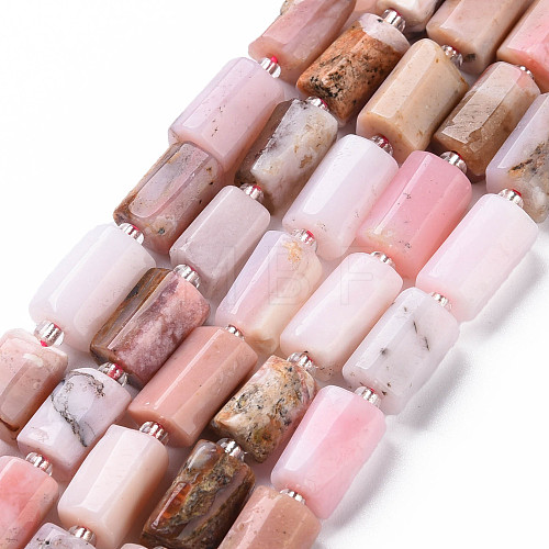 Natural Pink Opal Beads Strands G-S345-8x11-012-1