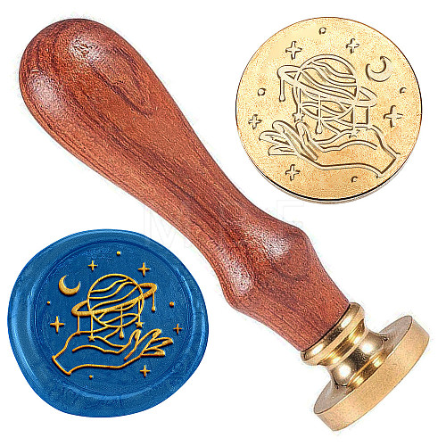 Wax Seal Stamp Set AJEW-WH0208-884-1