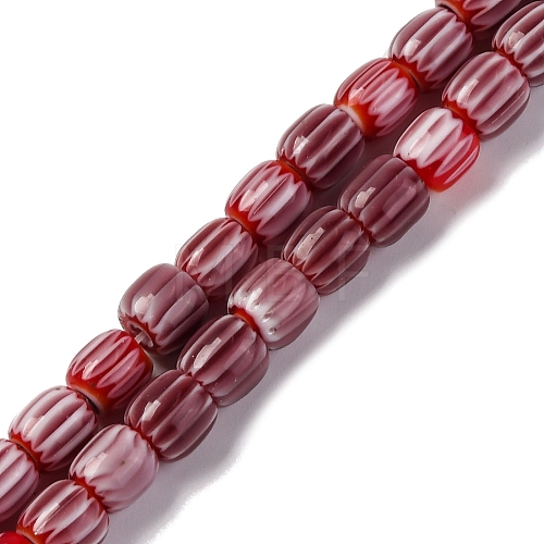 Handmade Lampwork Beads Strands LAMP-K041-01A-13-1