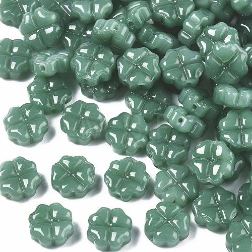 Spray Painted Glass Beads GLAA-N035-019-A01-1