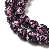 Synthetic Gemstone Dyed Beads Strands G-P507-03B-07-4