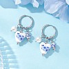 Heart 304 Stainless Steel Hoop Earrings EJEW-JE06732-01-1