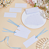 50Pcs Blank Rectangle White Paper Gift Tags CDIS-CN0001-03C-4