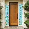Hanging Polyester Sign for Home Office Front Door Porch Welcome Decorations HJEW-WH0011-20F-7