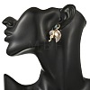 2 Pairs Paua Shell with Non-Tarnish 201 Stainless Steel Stud Earrings EJEW-JE07477-2