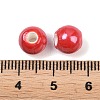 Glazed Porcelain Round Beads PORC-S489-8mm-14-2