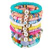 Stretch Bracelets Sets BJEW-SZ0001-46-1