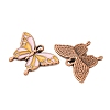 Alloy Enamel Pendants PALLOY-F319-02A-R-2