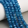 Faceted Dyed Natural White Jade Beads Strands GG-CBAE966-01A-S-1