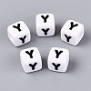 Opaque Acrylic Beads SACR-N020-04A-Y-1