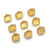 Iron Ribbon Crimp Ends IFIN-ZX025-G-1