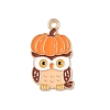 Thanksgiving Day Alloy Enamel Pendants ENAM-I077-01KCG-03-1