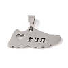 Non-Tarnish 201 Stainless Steel Pendants STAS-A094-22P-1