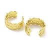 Brass Cuff Earrings for Women EJEW-C104-047G-2