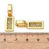 Tibetan Style Alloy Glue-on Flat Pad Bails LS-TIBE-4710-AG-NR-3