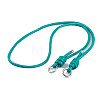 PU Leather & Alloy Phone Hand Strap Chains AJEW-H151-01G-1