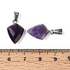 Natural Amethyst Pendants G-N349-18P-01-3