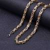 Titanium Steel Byzantine Chains Necklaces for Men FS-WG56795-188-1