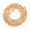 Electroplate Glass Beads Strands EGLA-A044-T1mm-B23-3