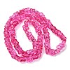 Transparent Glass Beads Strands GL-CBAAE04-01E-4
