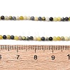 Natural Yellow Turquoise(Jasper) Beads Strands G-Z116-A19-2mm-5
