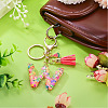 Fruit Series Letter Resin Keychains KEYC-TAC0033-02W-5