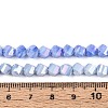 Anti-Tarnish Electroplate Glass Beads Strands GLAA-T025-6mm-14B-2