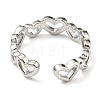 304 Stainless Steel Cuff Rings RJEW-E076-01P-3