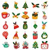 50Pcs Christmas Theme Cartoon Paper Stickers DIY-P085-12-6