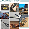 20Pcs Tibetan Style Alloy Viking Runes Large Hole Beads FIND-HY0005-54AS-5