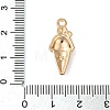 Light Gold Plated Alloy Enamel Pendants ENAM-U001-02F-KCG-3