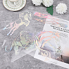 4 Sheets 4 Styles Reflective PET Waterproof Car Stickers STIC-FH0001-03-3