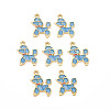 Alloy Enamel Pendants X-ENAM-N055-013B-NR-1