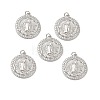 Brass Micro Pave Cubic Zirconia Pendants KK-E068-VB092-2