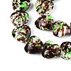 Spray Painted Synthetic Turquoise Beads Strands G-N352-28A-06-3