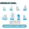 16Pcs 8 Style Resin Iceberg Mini Model DJEW-FH0011-46-2