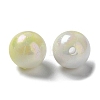 Two Tone Opaque Acrylic Beads SACR-P024-01B-W07-2