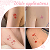 Flower Pattern Removable Temporary Water Proof Tattoos Paper Stickers AJEW-WH0413-03A-5