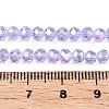 Electroplate Glass Beads Strands X-EGLA-A044-T4mm-B17-2
