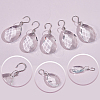 10Pcs Glass Pendant Decorations AJEW-SP0004-79-5