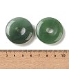 Natural Green Aventurine Chinese Safety Buckle Pendants G-B192-02A-3