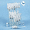 30Pcs 3ml 5ml 10ml Glass Spray Bottle with PP Plastic Lid MRMJ-BC0002-75-6