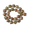 Natural Unakite Beads Strands G-K359-E05-5