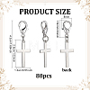80Pcs Alloy Pendants Decorations HJEW-PH02549-2