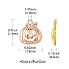 20Pcs 4 Colors Tibetan Style Halloween Pumpkin Jack-O'-Lantern Alloy Pendants TIBEP-YW0001-44-3