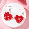 Heart Glass Dangle Earrings EJEW-MZ00639-02-1