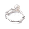 Round Natural Pearl Finger Rings RJEW-P113-11P-3