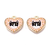 Valentine's Day Printed Alloy Pendants PALLOY-SZC0008-15C-1